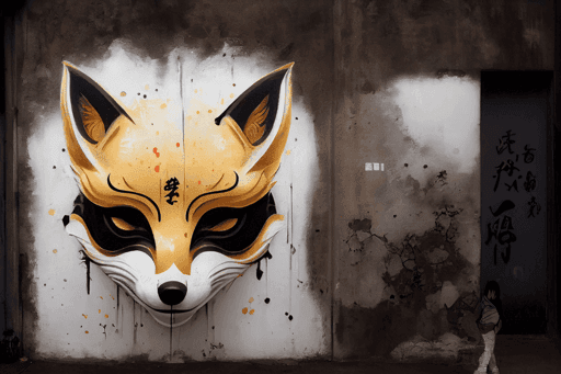 Kyoto - The Golden Kitsune Mask