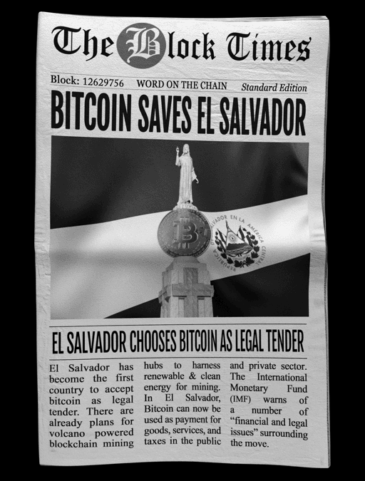 Bitcoin Saves El Salvador