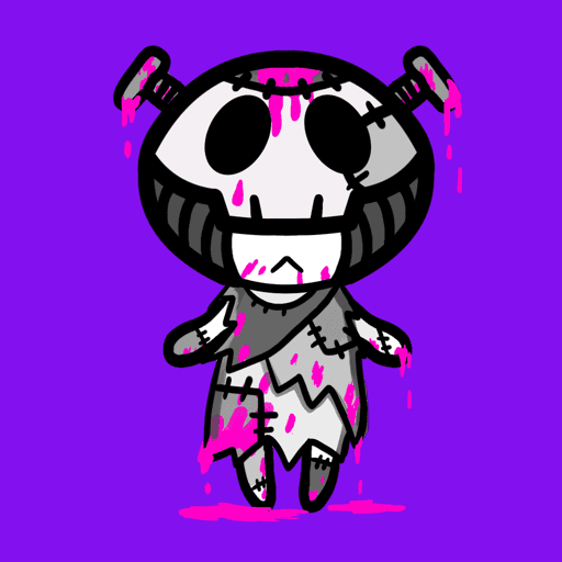 skull girl #027