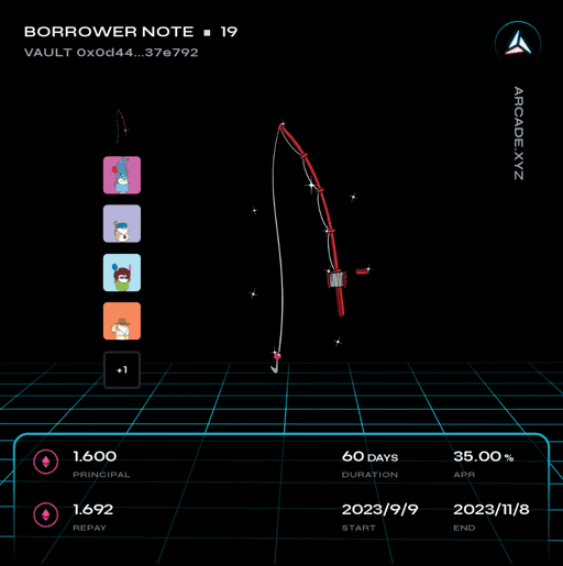 Arcade.xyz Borrower Note