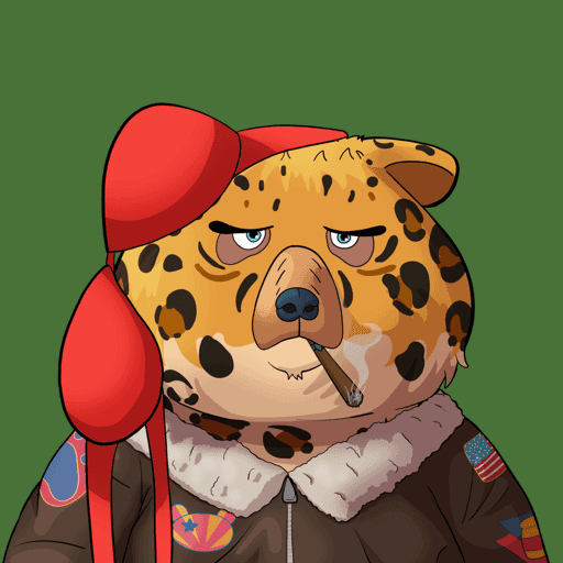 #3925 • Knobby Fizzy Leopard Bear