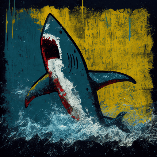 Abstract Shark by Kimi #22