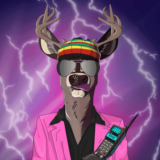 Retrowave deer #3416