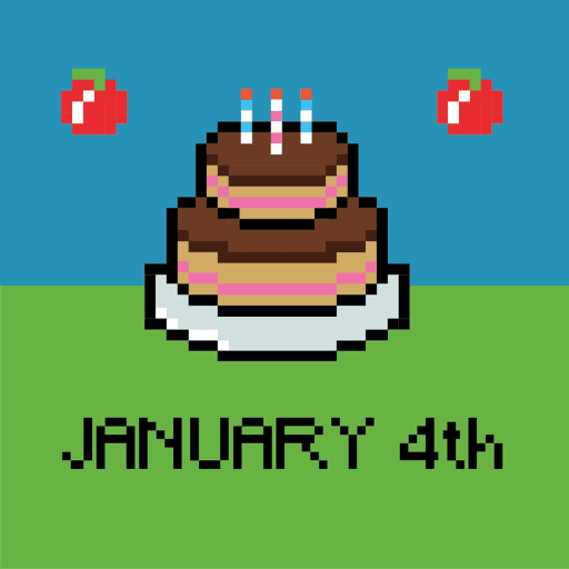 CryptoBirthdayCake #4 January 4th