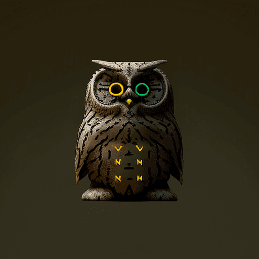 ASCII Owls 3D #9