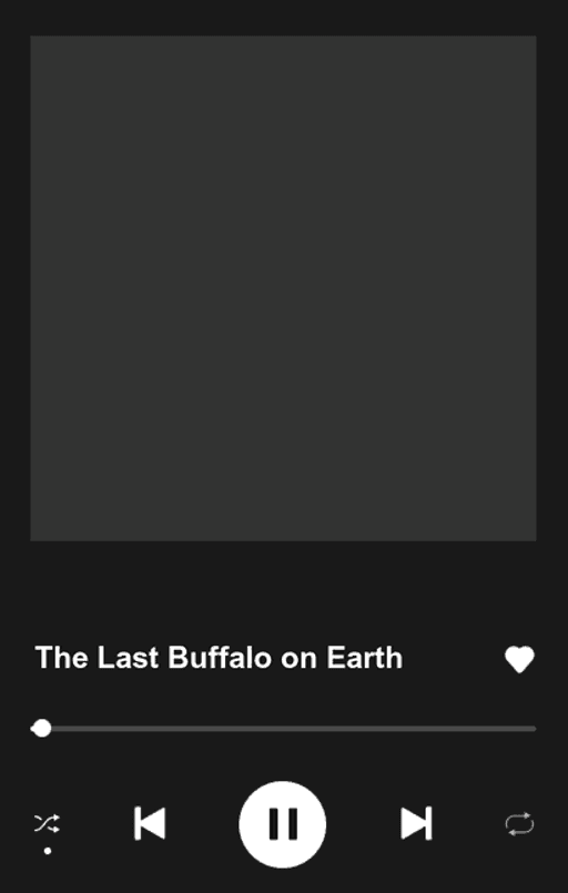 The Last Buffalo on Earth