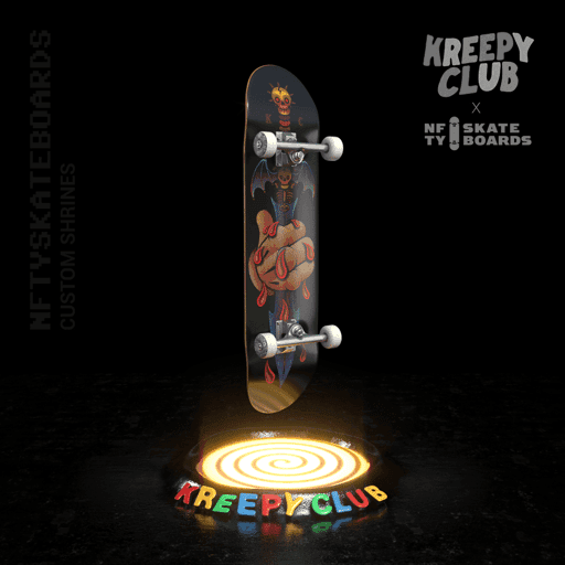 NFTYSK8 x KREEPY CLUB "Sword Board"