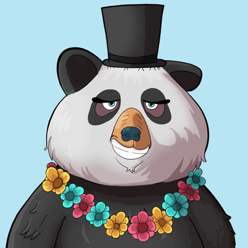 #3128 • Gritty Mooshy Panda Bear