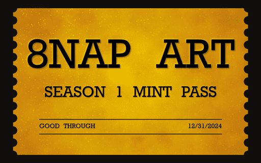 8NAP ART Season One Mint Pass #26