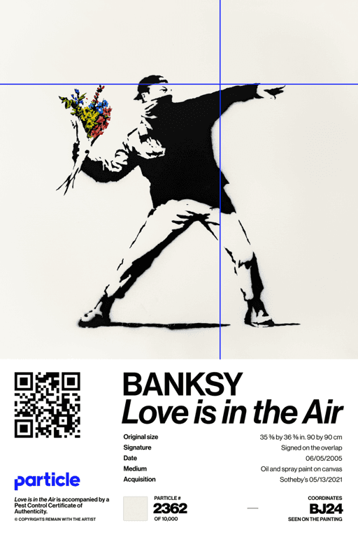 Banksy | Love Is In The Air #2362