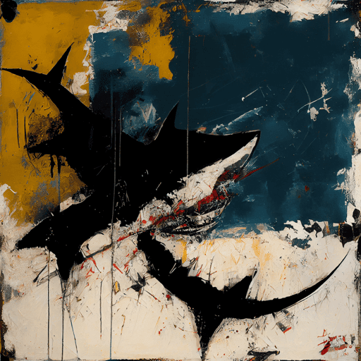 Abstract Shark by Kimi #214