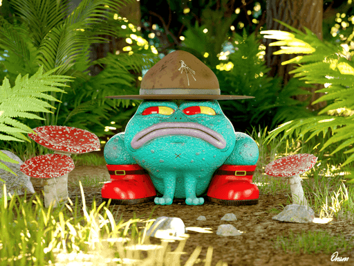 3D Ranger Toad