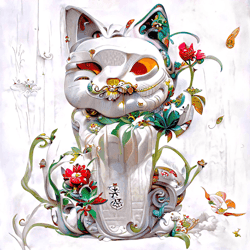 Maneki Neko Art