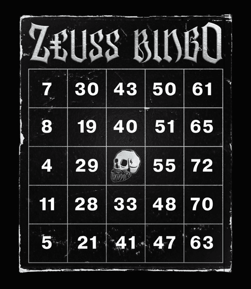 Zeuss Bingo #19