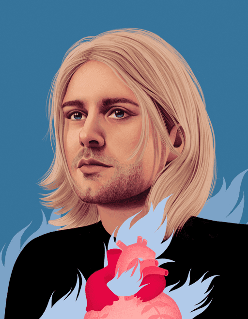 Kurt Cobain  #6/10