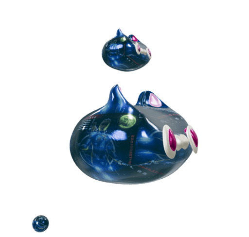  Bubble cat 010 X CryptoSaviors.space- Stellar #4