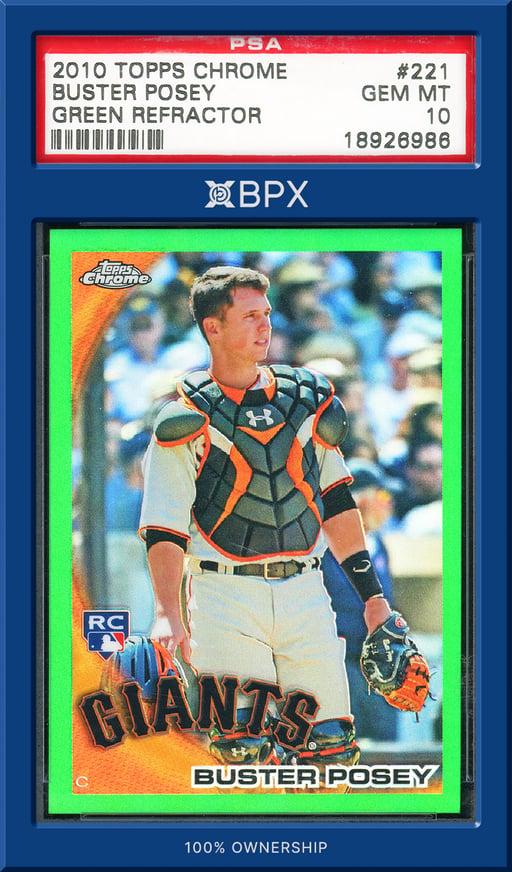 2010 Topps Chrome Buster Posey - PSA 10 (Cert: 18926986)