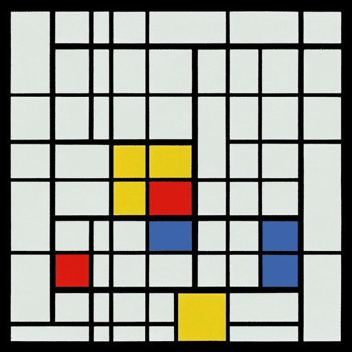 Mondrian's Labyrinth by Lilia #49