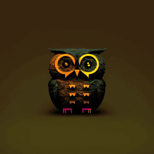 ASCII Owls 3D #29