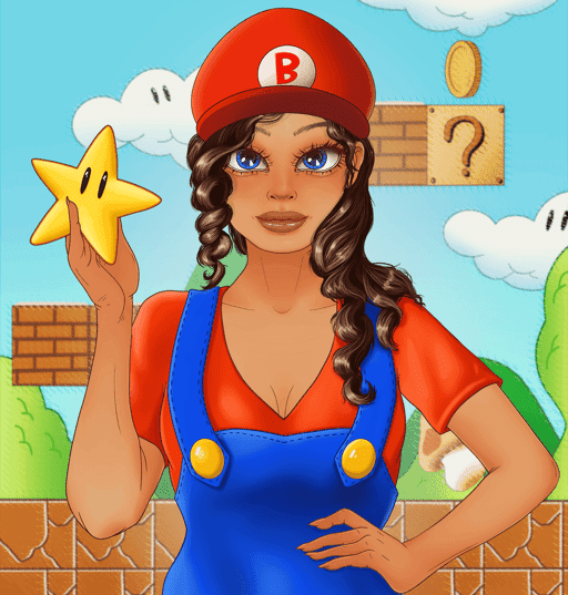 Red Plumber Babe