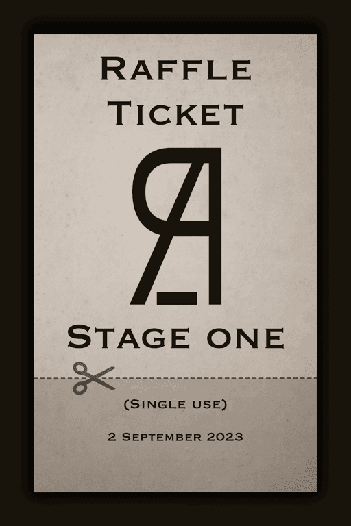 Raffle Ticket - Stage 1