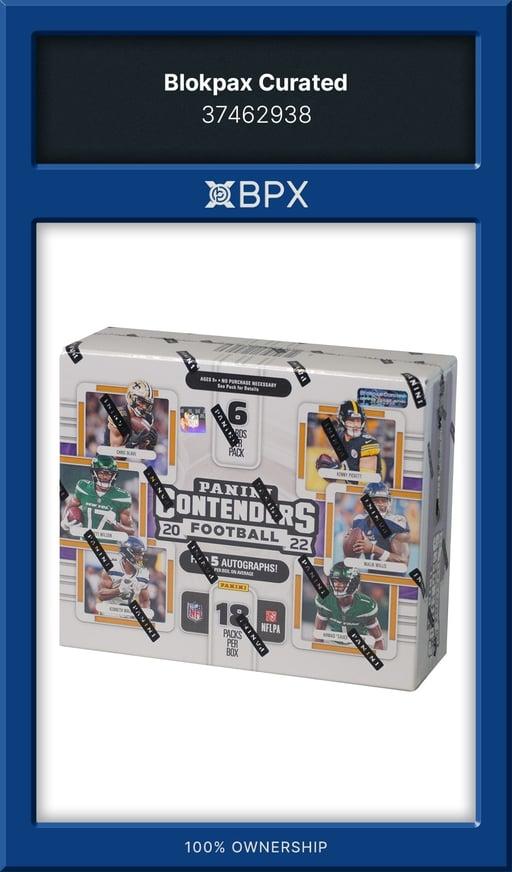 2022 Panini Contenders Football - Hobby Box - Blokpax Curated #37462938