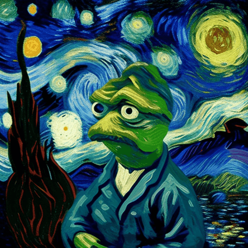 Pepe Van Gogh #3