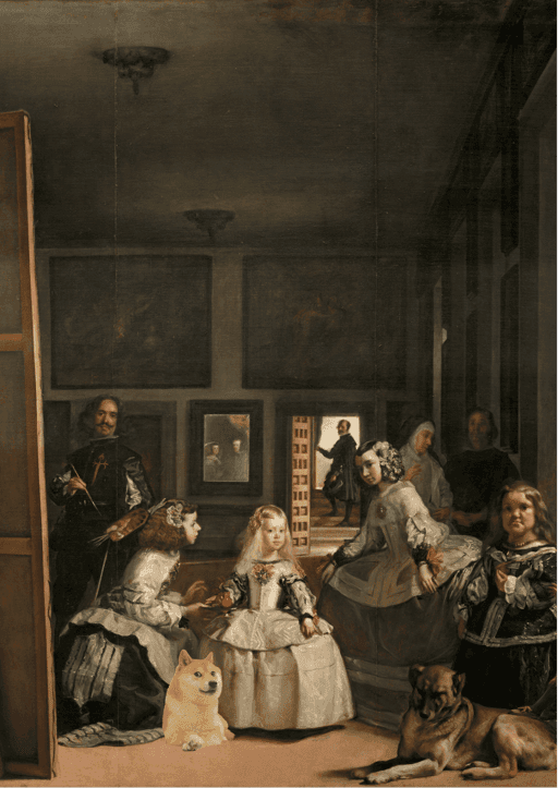 DOGEcoin with LAS MENINAS