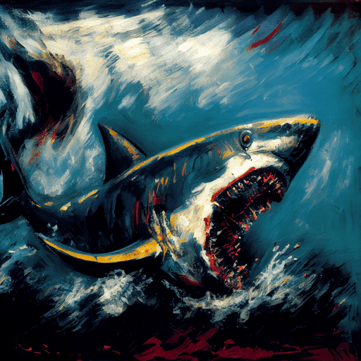 Abstract Shark by Kimi #37