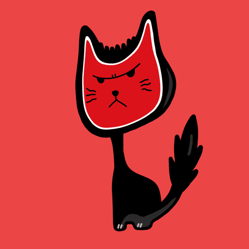 036 Angry Cat