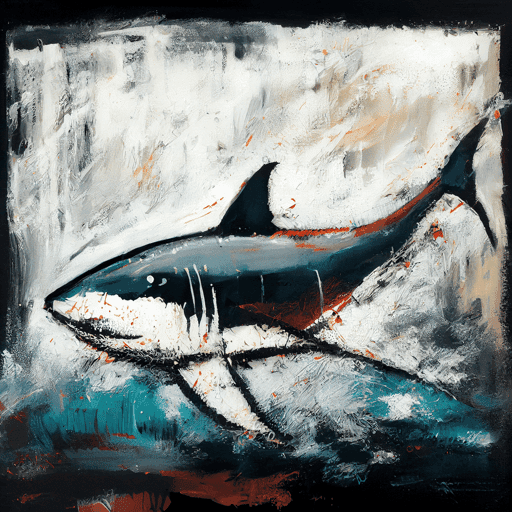 Abstract Shark by Kimi #49