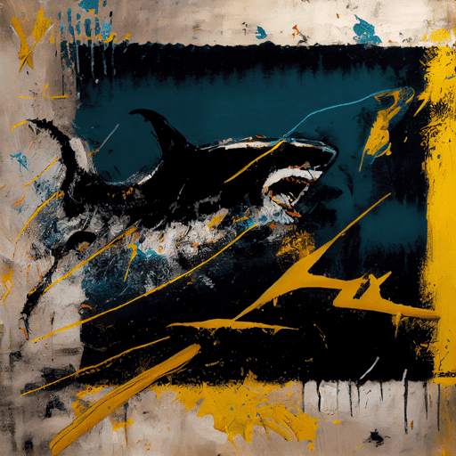 Abstract Shark by Kimi #24