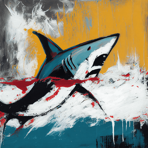 Abstract Shark by Kimi #42