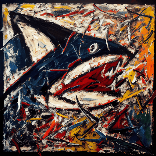 Abstract Shark by Kimi #21