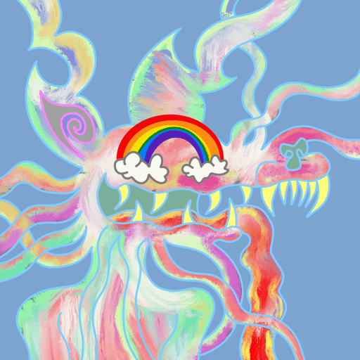 Rainbow Cloud Wulf