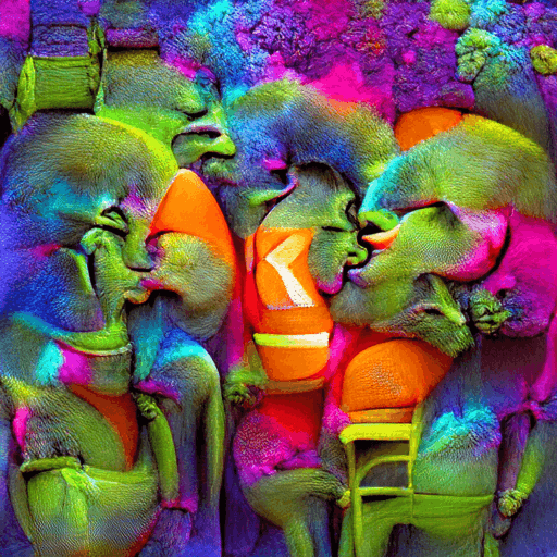 AI kiss creatures