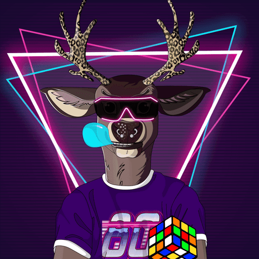 Retrowave deer #2527