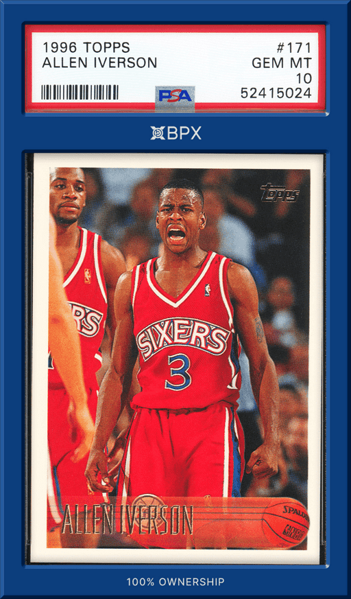 1996 Topps Allen Iverson - PSA 10 (Cert: 52415024)