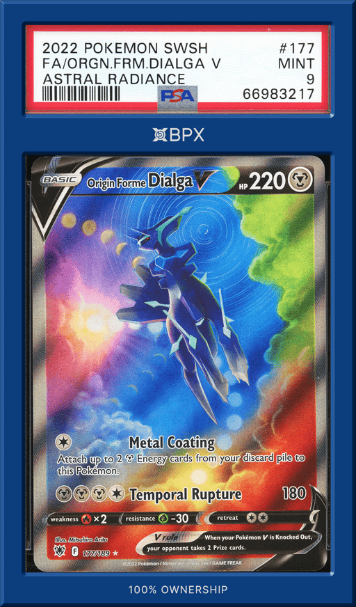 2022 Pokémon Origin Forme Dialga V - PSA 9 (Cert: 66983217)