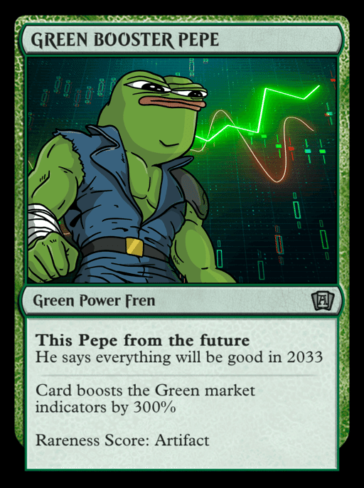 GREEN BOOSTER PEPE