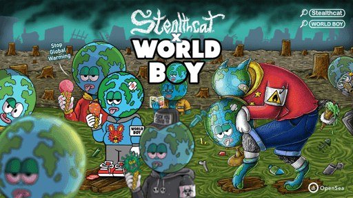 Stealthcat x WORLD BOY