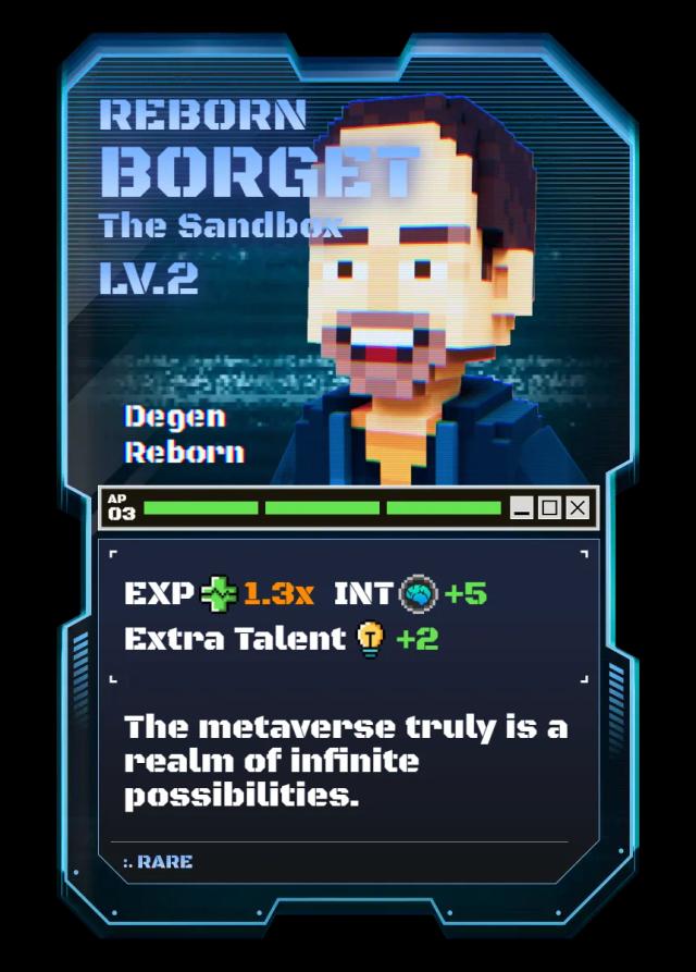 REBORN BORGET