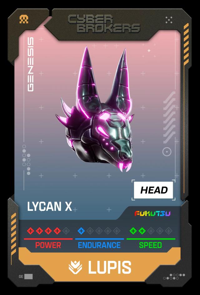 Lycan X Lupis Head