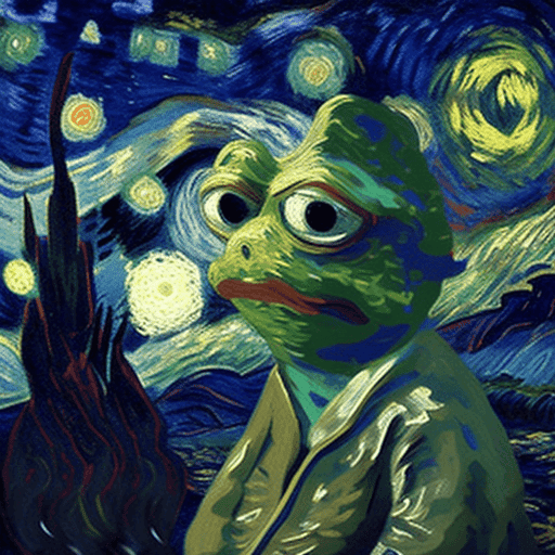 Pepe Van Gogh #183