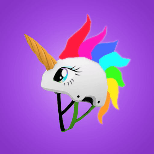 Unicorn skate helmet