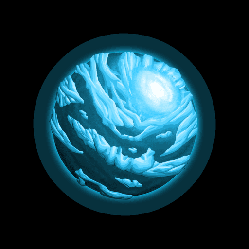 Rare Ice Orb - #6481