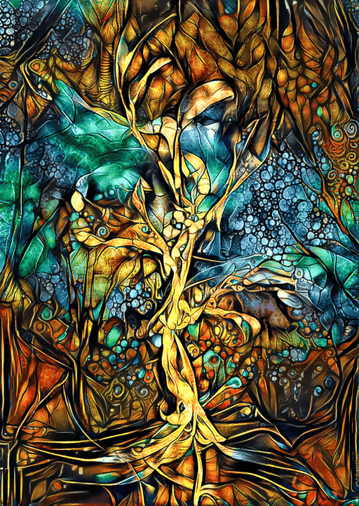 Stained Glass Tree