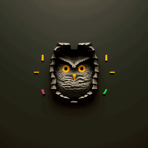 ASCII Owls 3D #2