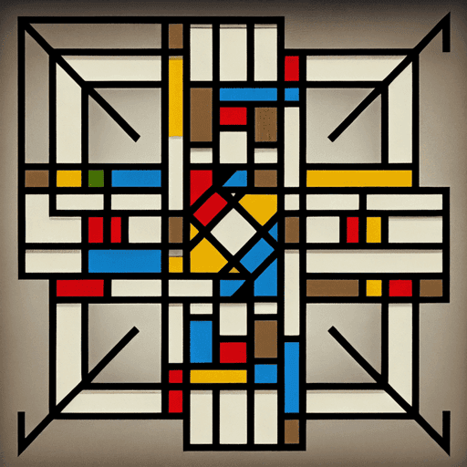 Mondrian's Labyrinth by Lilia #12