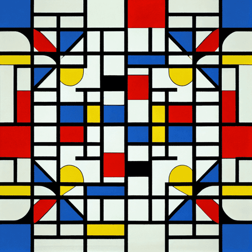 Mondrian's Labyrinth by Lilia #42